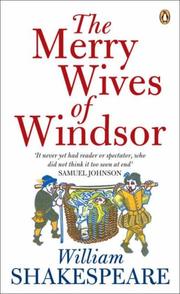 Cover of: The "Merry Wives of Windsor" by William Shakespeare