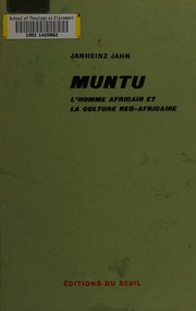 Cover of: Muntu: l'homme africain et la culture néo-africaine