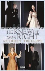 Cover of: He Knew He Was Right by Anthony Trollope, Kermode, Frank