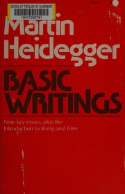 Cover of: Basic writings by Martin Heidegger