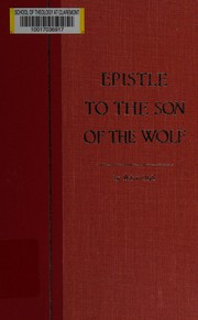 Cover of: Epistle to the son of the wolf