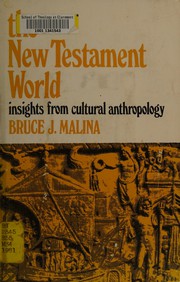 Cover of: New Testament World by Bruce J. Malina