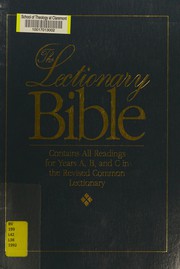 Cover of: The lectionary Bible: contains all readings for years A, B, and C in the Revised common lectionary.