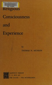 Cover of: Religious consciousness and experience