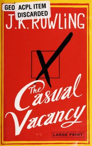 Cover of: The Casual Vacancy by J. K. Rowling