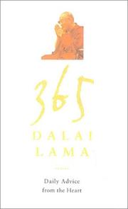 Cover of: 365 Dalai Lama by His Holiness Tenzin Gyatso the XIV Dalai Lama