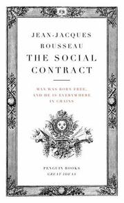 Cover of: Social Contract by Jean-Jacques Rousseau