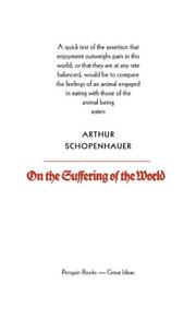 Cover of: On the Suffering of the World by Arthur Schopenhauer