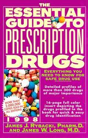 Cover of: The Essential Guide to Prescription Drugs 1998 (Serial)