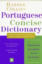 Cover of: Collins Portuguese Concise Dictionary