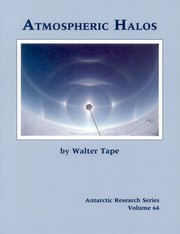 Cover of: Atmospheric halos by Walter Tape