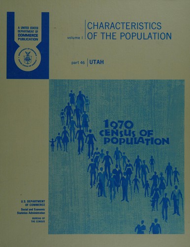1970 census of population. by United States. Bureau of the Census