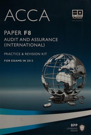 Cover of: ACCA, for exams in 2012: Audit and assurance (international)