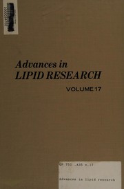 Cover of: Advances in lipid research