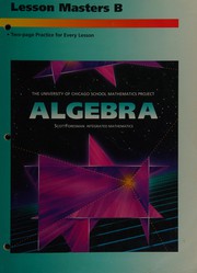 Cover of: Teaching Aid Masters Algebra Integrated Mathematics