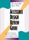 Cover of: Accessible Design Review Guide