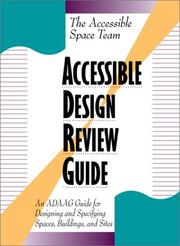 Cover of: Accessible design review guide | 