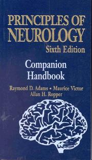 Cover of: Principles of neurology. by Adams, Raymond D.