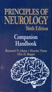 Cover of: Principles of neurology. by Raymond D. Adams