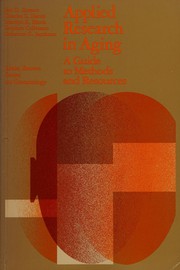 Cover of: Applied Research in Aging by Jan D. Sinnott