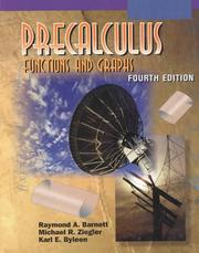 Cover of: Precalculus by Raymond A. Barnett, Michael R. Ziegler, Karl Byleen