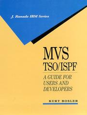 Cover of: MVS TSO/ISPF by Kurt Bosler, Kurt Bosler