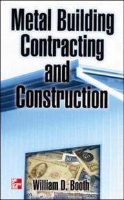 Cover of: Metal building contracting and construction