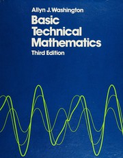 Cover of: Basic technical mathematics by Allyn J. Washington