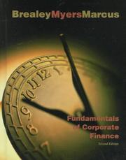 Cover of: Fundamentals of corporate finance by Richard A. Brealey