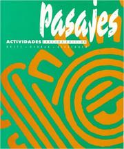Cover of: Pasajes Actividades by Mary Lee Bretz
