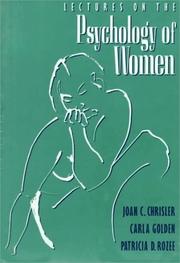 Cover of: Lectures on the psychology of women