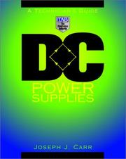 Cover of: DC power supplies by Joseph J. Carr