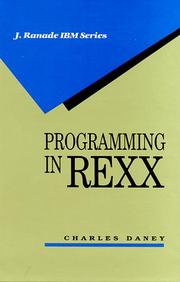 Programming in REXX by Charles Daney