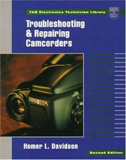 Cover of: Troubleshooting and repairing camcorders by Homer L. Davidson