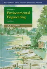 Cover of: Introduction to environmental engineering by Mackenzie Leo Davis