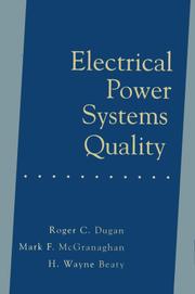 Cover of: Electrical power systems quality