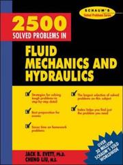 Cover of: 2,500 Solved Problems In Fluid Mechanics and Hydraulics