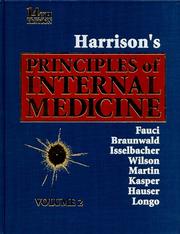 Cover of: Harrison's principles of internal medicine. by Tinsley Randolph Harrison