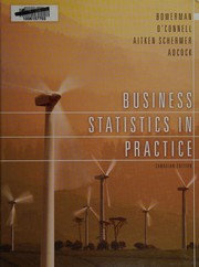 Cover of: Business statistics in practice by Bruce L. Bowerman