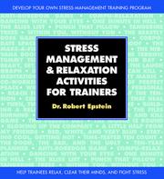 Cover of: Stress-Management and Relaxation Activities for Trainers, Set
