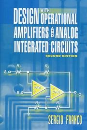 Design with operational amplifiers and analog integrated circuits by Sergio Franco