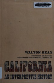 Cover of: California; an interpretive history