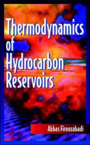 Cover of: Thermodynamics of hydrocarbon reservoirs by Abbas Firoozabadi