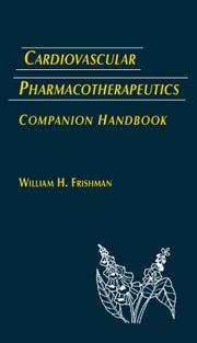 Cover of: Cardiovascular pharmacotherapeutics, companion handbook