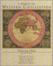 Cover of: A Survey of Western Civilization, Vol I | Richard Goff