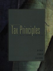Cover of: Canadian tax principles