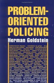 Problem-oriented policing by Herman Goldstein