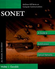 Cover of: SONET | Walter Goralski