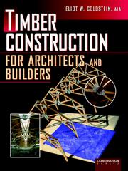 Cover of: Timber construction for architects and builders