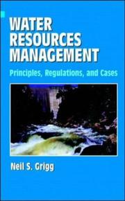 Water resources management by Neil S. Grigg